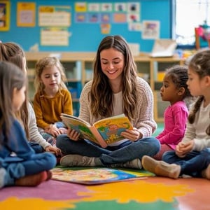 storytime-in-classroom-stockcake